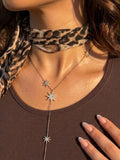 Leopard Chiffon Mini Scarf