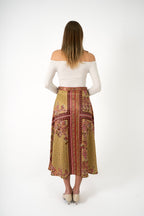 Paisley Midi Skirt