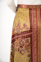 Paisley Midi Skirt