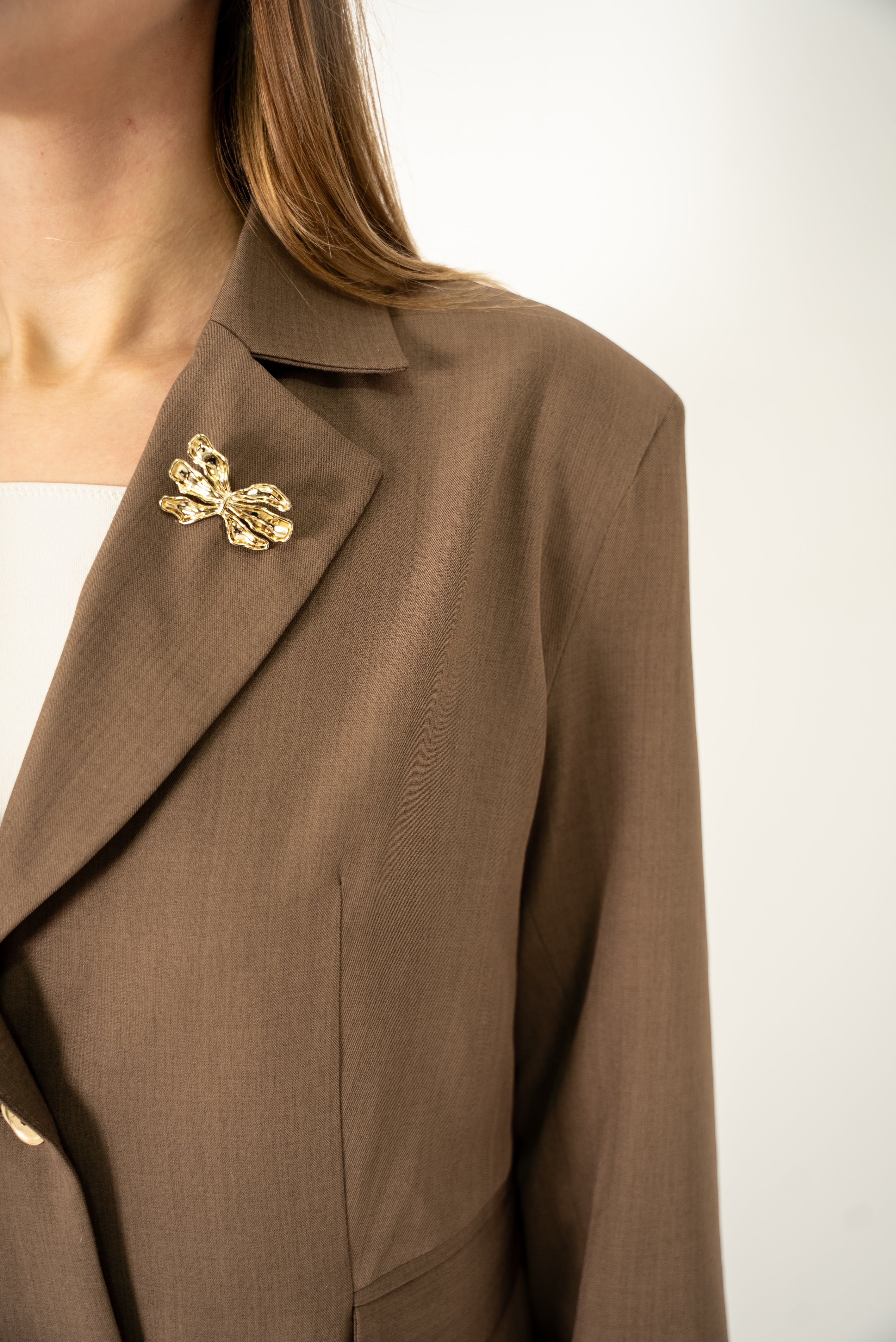 Oversized Wool Blazer with Belt