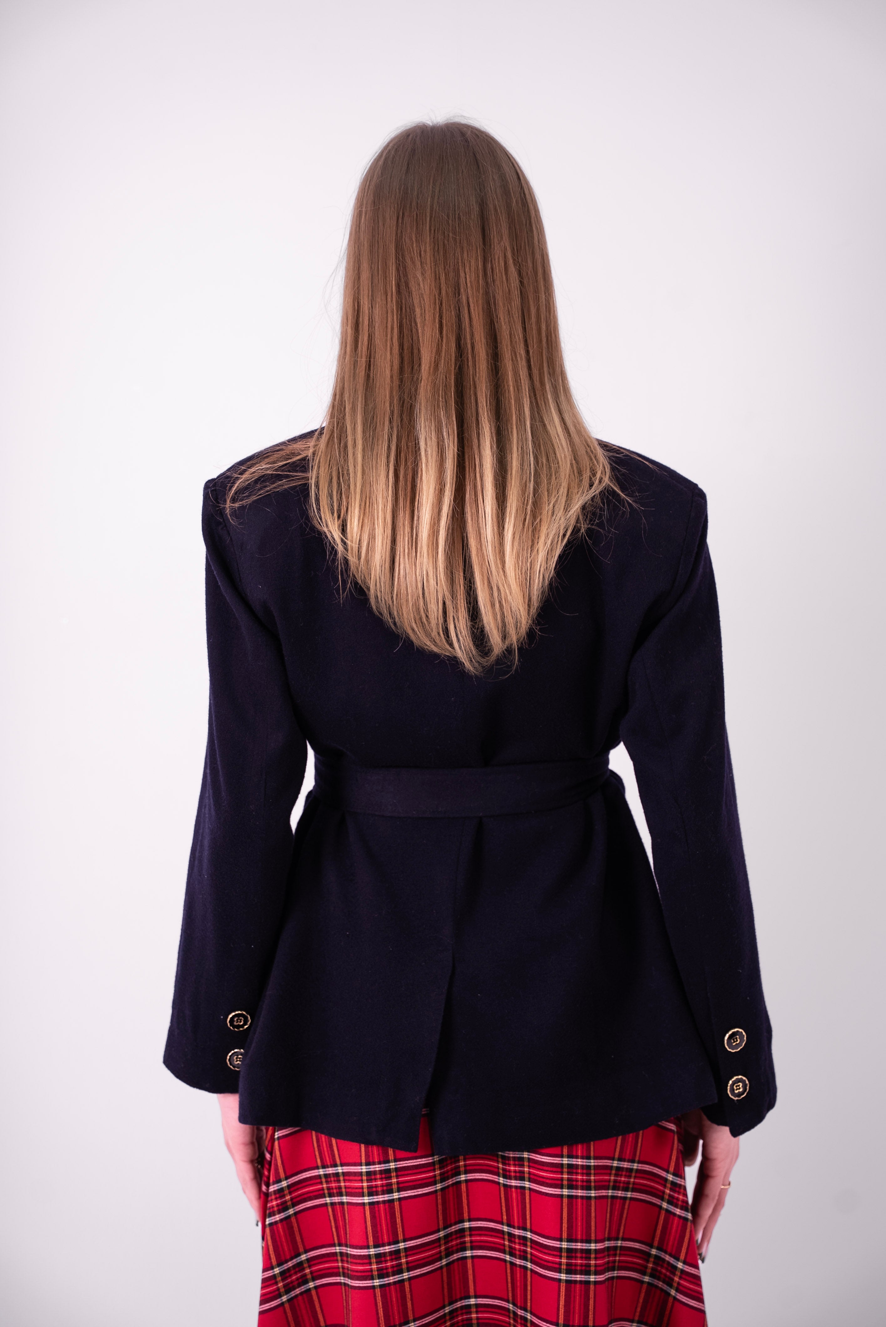 Oversized Cashmere Blazer with Belt