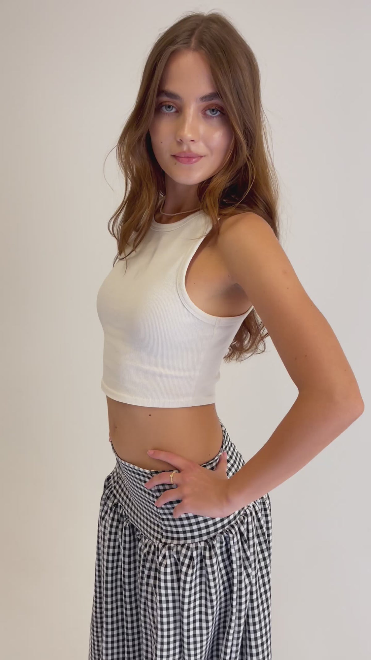 Gingham Skirt